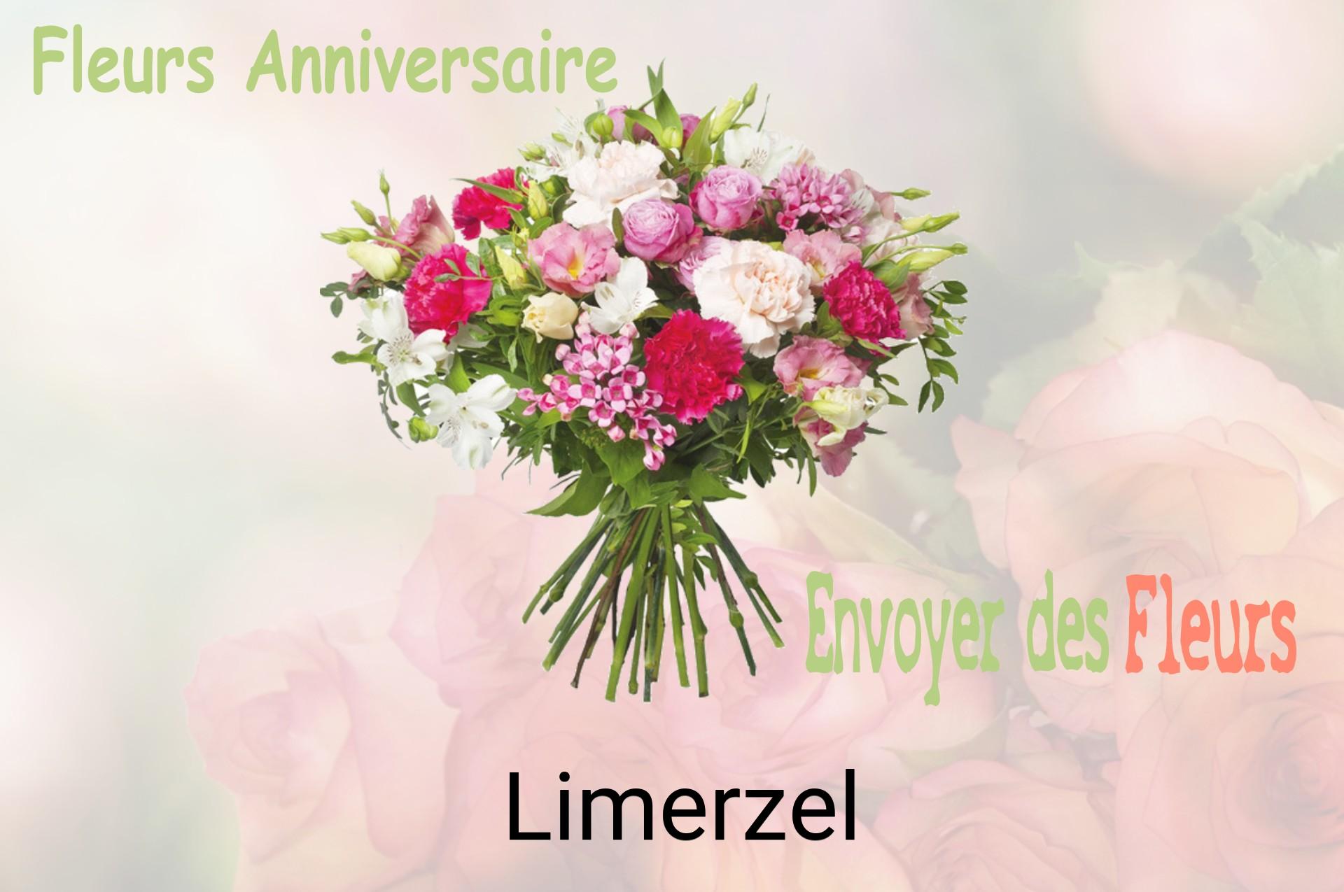 Bouquet de fleurs d’anniversaire livré à Limerzel
